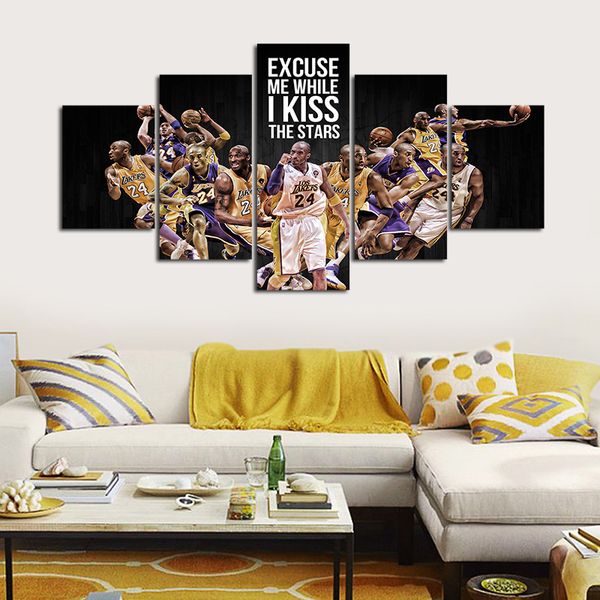 5pcs/set unframed the lakers basketball poter painting on canvas wall art for living room decor
5pcs/set unframed the lakers basketball poter painting on canvas wall art for living room decor
