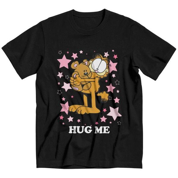 men's t-shirts hug me garfield t shirt men 100% cotton tshirt graphic tee short sleeves humor cat t-shirt loose fit apparel, White;black
men's t-shirts hug me garfield t shirt men 100% cotton tshirt graphic tee short sleeves humor cat t-shirt loose fit apparel, White;black