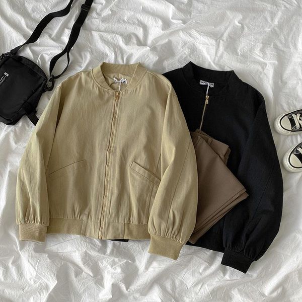 women's jackets harajuku style fashion jacket femme safari long sleeve loose coat women casual black khaki outwear cotton, Black;brown
women's jackets harajuku style fashion jacket femme safari long sleeve loose coat women casual black khaki outwear cotton, Black;brown