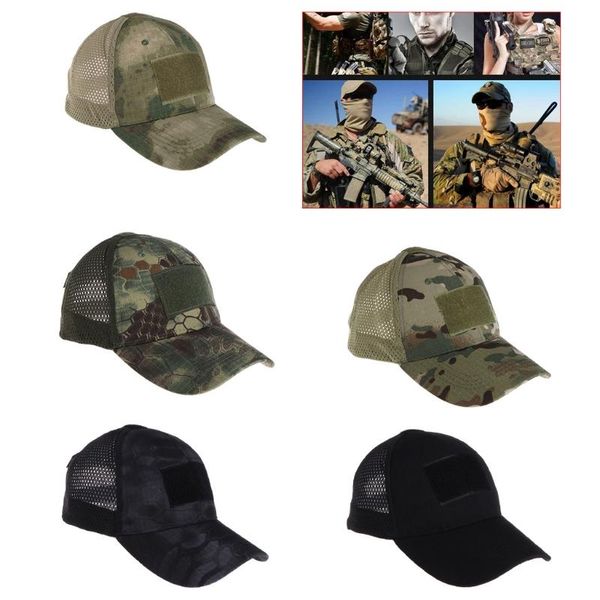 camouflage mesh breathable baseball cap army tactical grid bionic sun uv hats outdoor, Black;white
camouflage mesh breathable baseball cap army tactical grid bionic sun uv hats outdoor, Black;white