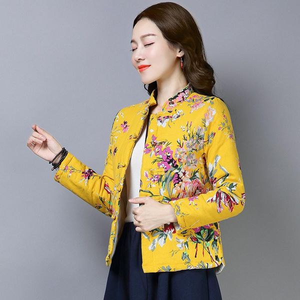 ethnic clothing cotton linen printing short coat women autumn plus size 4xl vintage tang suit long sleeve yellow red chinese style jacket
ethnic clothing cotton linen printing short coat women autumn plus size 4xl vintage tang suit long sleeve yellow red chinese style jacket