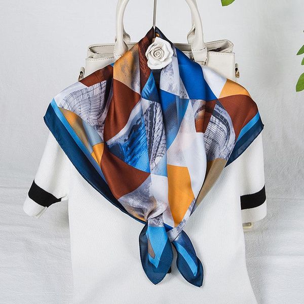 scarves 2021 design silk square neck scarf women shawl wrap foulard neckerchief bandana printed female hairband spring, Blue;gray
scarves 2021 design silk square neck scarf women shawl wrap foulard neckerchief bandana printed female hairband spring, Blue;gray