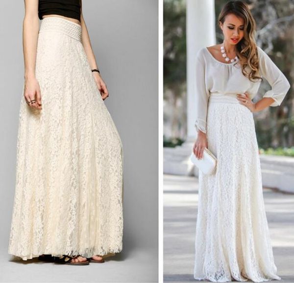 skirts fashion white long women high waist hollow out maxi skirt casual ladies elastic lace party 2021, Black
skirts fashion white long women high waist hollow out maxi skirt casual ladies elastic lace party 2021, Black