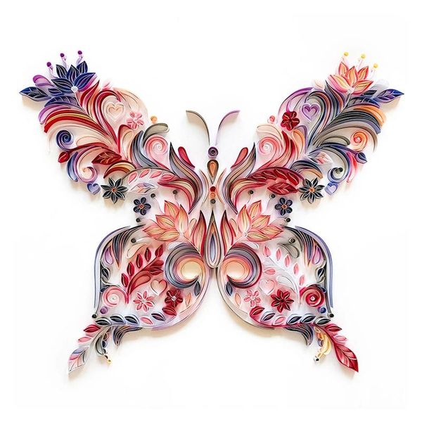decorative objects & figurines quilling paper painting kit butterfly flower art decal diy wall stickers for kids bedroom kindergarten home d
decorative objects & figurines quilling paper painting kit butterfly flower art decal diy wall stickers for kids bedroom kindergarten home d