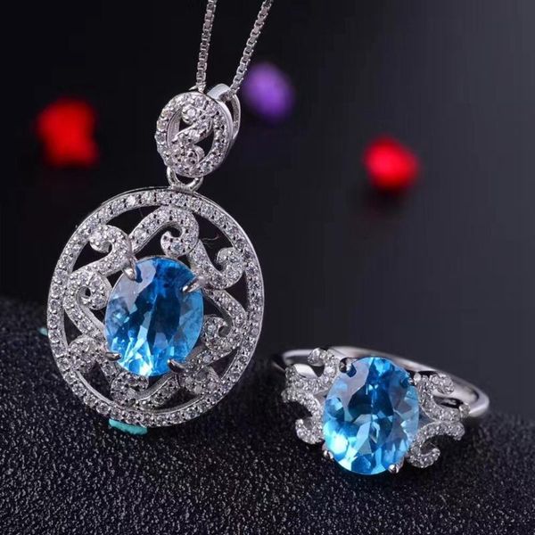 bracelet, earrings & necklace 925 sterling silver blue z jewelry set and ring natural stone adjustable size for women birthday gift, Black
bracelet, earrings & necklace 925 sterling silver blue z jewelry set and ring natural stone adjustable size for women birthday gift, Black