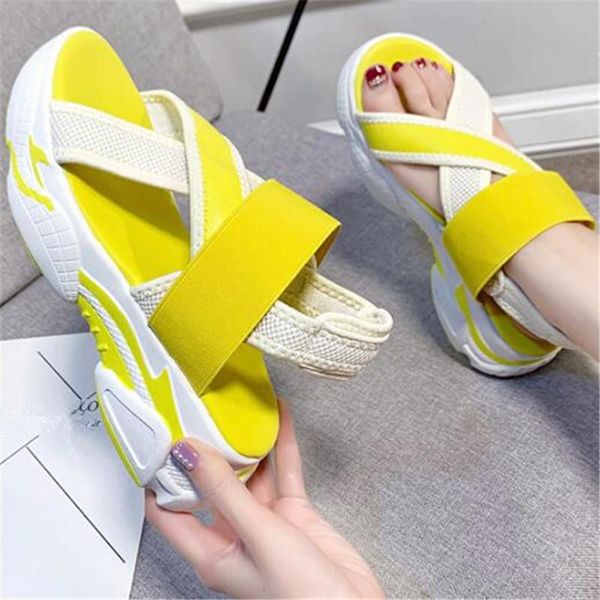 dress shoes summer women platform sandals cross 5cm height increasing wedges casual woman fashion mesh hook loop chunky 35-40, Black
dress shoes summer women platform sandals cross 5cm height increasing wedges casual woman fashion mesh hook loop chunky 35-40, Black