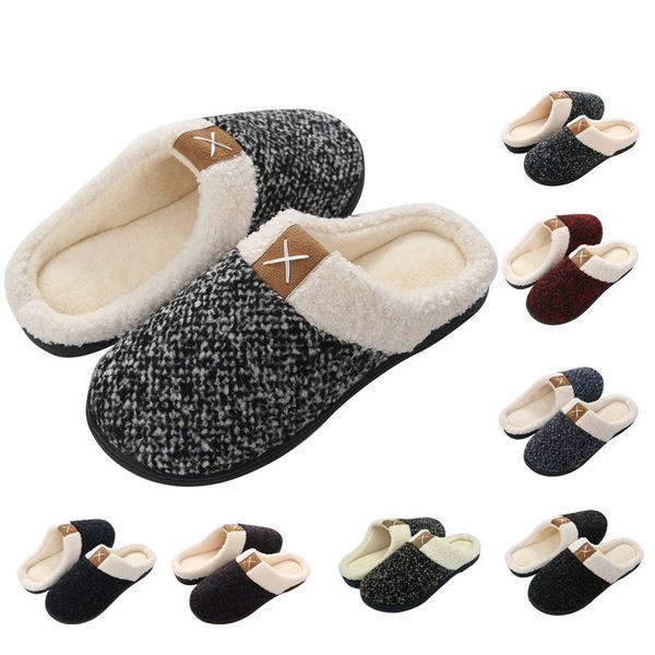 autumn and winter home cotton slippers memory sponge thickened men's women's indoor warm shoes straight, Black
autumn and winter home cotton slippers memory sponge thickened men's women's indoor warm shoes straight, Black