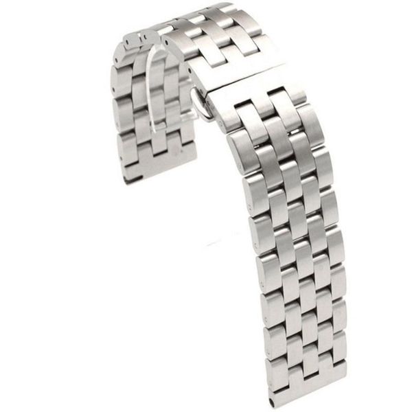 watch bands 20/22/24mm stainless steel strap silver replacement watchband fashionable solid for men women, Black;brown
watch bands 20/22/24mm stainless steel strap silver replacement watchband fashionable solid for men women, Black;brown