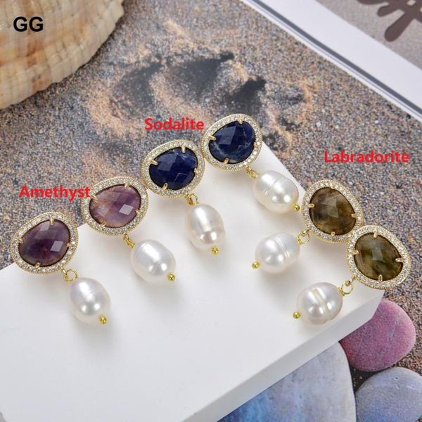 dangle & chandelier guaiguai jewelry natural white rice pearl real gems amethysts sodalites labradorites cz pave stud earrings for women, Silver
dangle & chandelier guaiguai jewelry natural white rice pearl real gems amethysts sodalites labradorites cz pave stud earrings for women, Silver