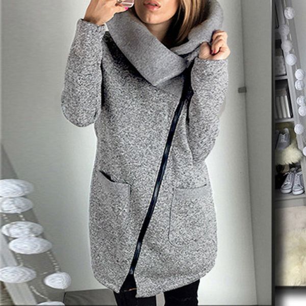 sweaters stylish irregular sweatshirts women's lapel jackets 2021 casual long sleeve hoodies female zipper coats plus size tunic, White;black
sweaters stylish irregular sweatshirts women's lapel jackets 2021 casual long sleeve hoodies female zipper coats plus size tunic, White;black