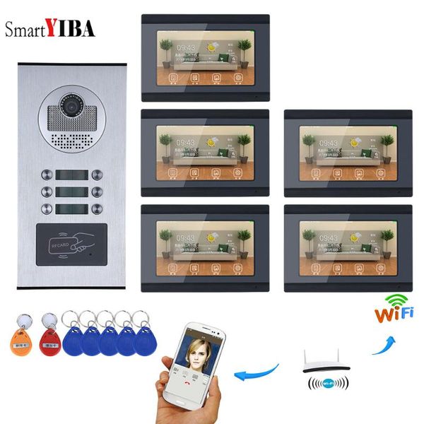 video door phones smartyiba wired wifi 5/6 apartments rfid unlock phone intercom system ir night vison hd 1000tvl doorbell camera
video door phones smartyiba wired wifi 5/6 apartments rfid unlock phone intercom system ir night vison hd 1000tvl doorbell camera