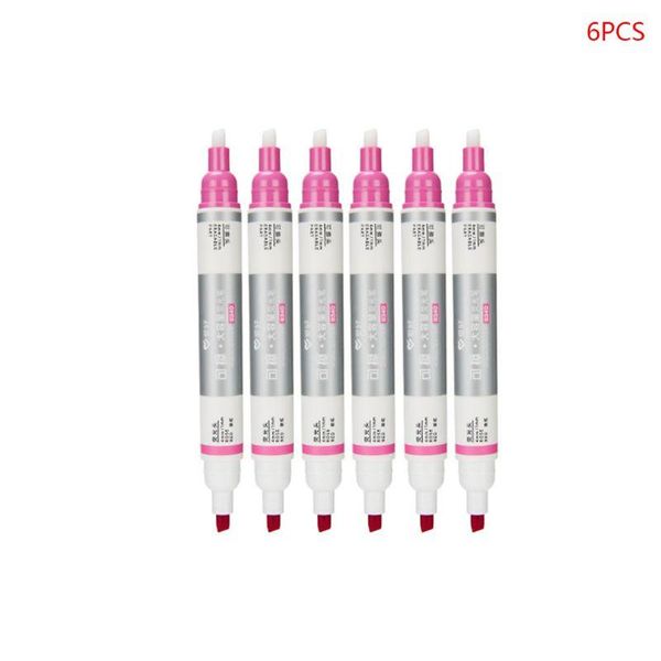 highlighters 6pcs double head erasable highlighter pen marker liquid chalk fluorescent pencil, Black;red
highlighters 6pcs double head erasable highlighter pen marker liquid chalk fluorescent pencil, Black;red
