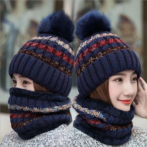 thick warm knitted hats & scarves sets gszm003 fashion autumn and winter women's woolen hat and scarf color matching suit, Blue;gray
thick warm knitted hats & scarves sets gszm003 fashion autumn and winter women's woolen hat and scarf color matching suit, Blue;gray