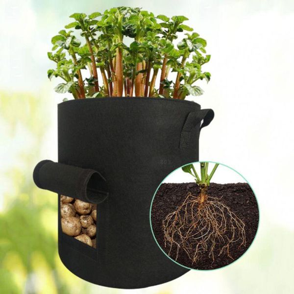 planters & pots potato planting bag non-woven felt vegetables flowers growth the design of side breathable windows
planters & pots potato planting bag non-woven felt vegetables flowers growth the design of side breathable windows
