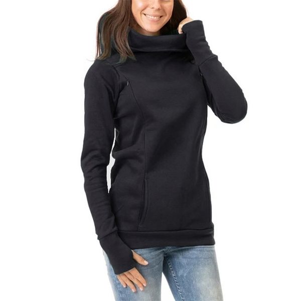 women hoodies casual style solid color full length regular sleeve hooded collar cotton pullover 210522, Black
women hoodies casual style solid color full length regular sleeve hooded collar cotton pullover 210522, Black