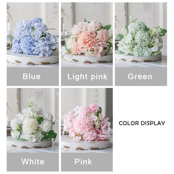 1pc 5 heads hydrangea flower wedding bride colorful artificial bouquet peony silk flowers table holding ball home decoratio e8g1 decorative
1pc 5 heads hydrangea flower wedding bride colorful artificial bouquet peony silk flowers table holding ball home decoratio e8g1 decorative