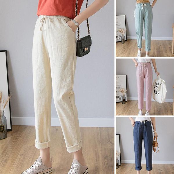 cotton linen harem pants women summer candy colors wide leg trousers for female elastic waist loose casual ankle-length capris women's, Black;white
cotton linen harem pants women summer candy colors wide leg trousers for female elastic waist loose casual ankle-length capris women's, Black;white