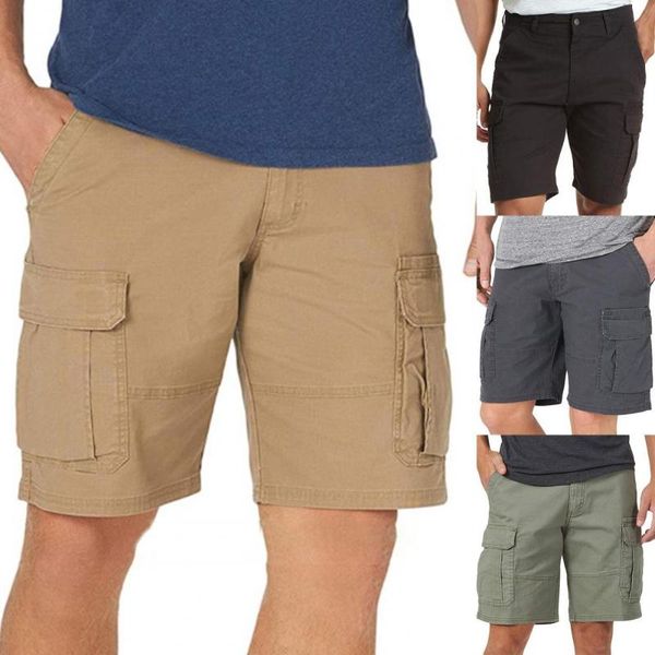 men's shorts beach summer casual men comfortable simple multi pockets mid rise, White;black
men's shorts beach summer casual men comfortable simple multi pockets mid rise, White;black