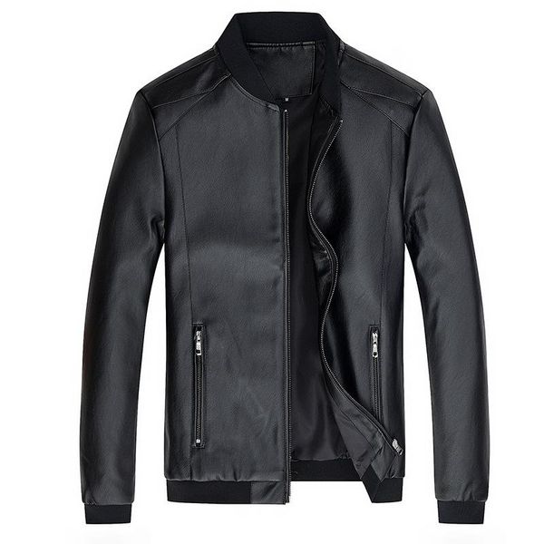 men's jackets m-8xl vintage stand collar pu leather jacket motorcycle faux men bomber mens slim fit biker 6xl 7xl, Black;brown
men's jackets m-8xl vintage stand collar pu leather jacket motorcycle faux men bomber mens slim fit biker 6xl 7xl, Black;brown