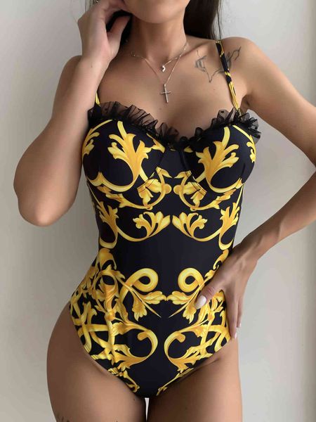 women's shorts women gold print summer ruffled swimsuit 2021 girl lace monokini swimwear beach bathing suits baador, White;black
women's shorts women gold print summer ruffled swimsuit 2021 girl lace monokini swimwear beach bathing suits baador, White;black
