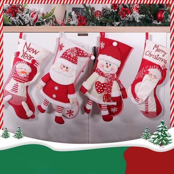 christmas decorations 4 pcs stockings, xmas fireplace socks candy gift bag tree hanging ornaments decoration
christmas decorations 4 pcs stockings, xmas fireplace socks candy gift bag tree hanging ornaments decoration
