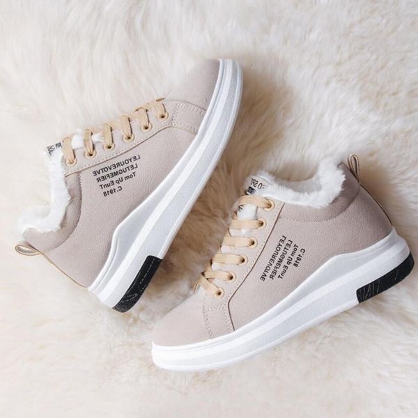 boots casual shoes women's winter women warm fur plush lady lace up fashion sneakers zapatillas mujer platform snow, Black
boots casual shoes women's winter women warm fur plush lady lace up fashion sneakers zapatillas mujer platform snow, Black