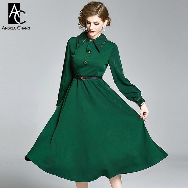 casual dresses -xxl spring summer woman dress beading collar dark green with belt chest buttons lantern sleeve calf length elegant, Black;gray
casual dresses -xxl spring summer woman dress beading collar dark green with belt chest buttons lantern sleeve calf length elegant, Black;gray