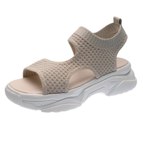 women sandals summer shoes thick bottom comfortable breathable mesh beach casual female #5.20, Black
women sandals summer shoes thick bottom comfortable breathable mesh beach casual female #5.20, Black