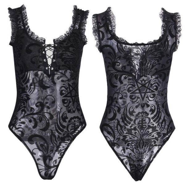gym clothing lace bodycon bodysuit women gothic streetwear mesh hollow out patchwork sleeveless female black body party, White;black
gym clothing lace bodycon bodysuit women gothic streetwear mesh hollow out patchwork sleeveless female black body party, White;black