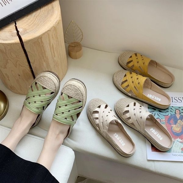 0amc hollow out sals 2020style baotou half fisherman's shoes thick soled sandals and slipperslazy women's slippers shoes, Black
0amc hollow out sals 2020style baotou half fisherman's shoes thick soled sandals and slipperslazy women's slippers shoes, Black