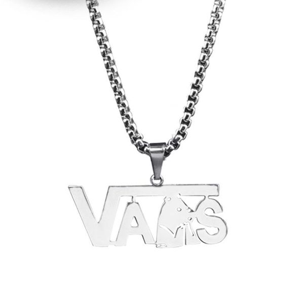 pendant necklaces western personality titanium steel necklace men punk hiphop stainless letter accessories, Silver
pendant necklaces western personality titanium steel necklace men punk hiphop stainless letter accessories, Silver