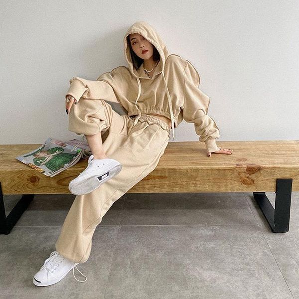 women's tracksuits arrivals women fashion training suits solid hooded two piece sets 2021 winter autumn sports suit hip 2 pcs sweaters, Gray
women's tracksuits arrivals women fashion training suits solid hooded two piece sets 2021 winter autumn sports suit hip 2 pcs sweaters, Gray