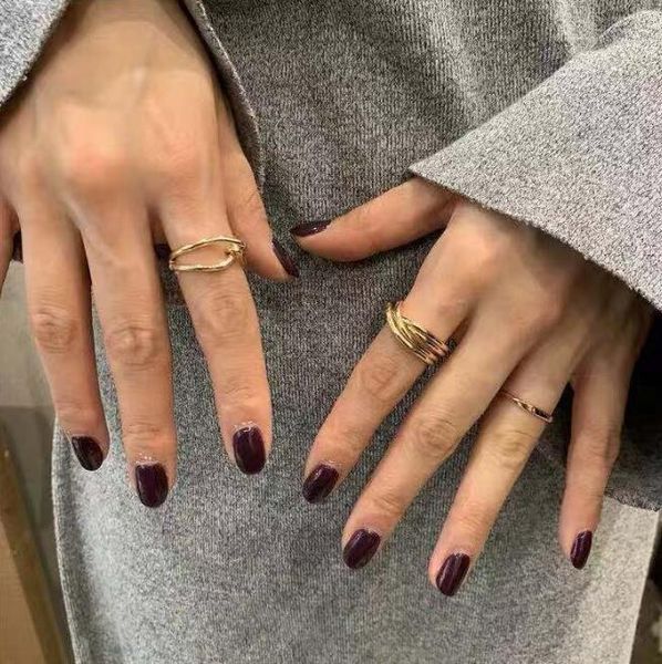 cluster rings korean kit simple ring golden temperament fashion trend metal stylish women chic finger, Golden;silver
cluster rings korean kit simple ring golden temperament fashion trend metal stylish women chic finger, Golden;silver