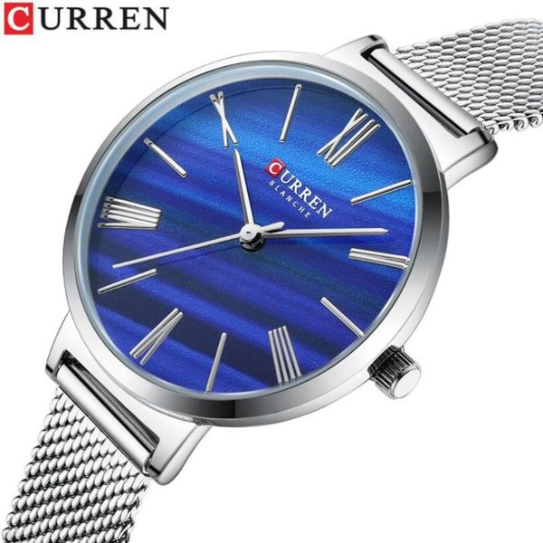 wristwatches curren fashion women's watches classic quartz business luxury bracelet relogio feminino, Slivery;brown
wristwatches curren fashion women's watches classic quartz business luxury bracelet relogio feminino, Slivery;brown