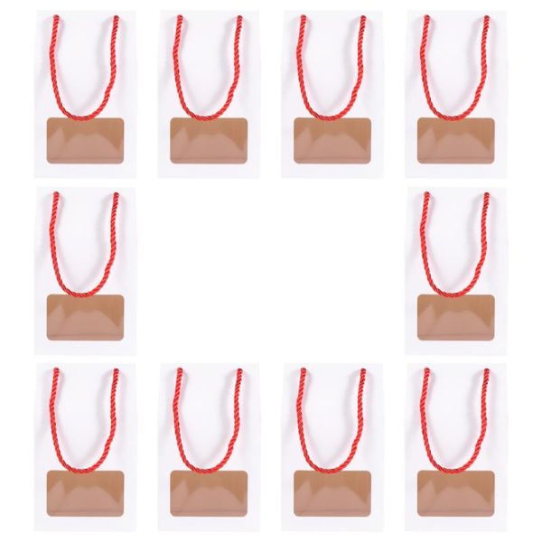 10pcs kraft paper gift box with rope and window portable folding snack package for wedding birthday (white) wrap
10pcs kraft paper gift box with rope and window portable folding snack package for wedding birthday (white) wrap