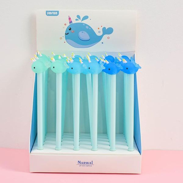 gel pens 36pcs/lot cartoon sea animal narwal whale 0.5mm dolphin black ink signature writing supplies stationery gift
gel pens 36pcs/lot cartoon sea animal narwal whale 0.5mm dolphin black ink signature writing supplies stationery gift