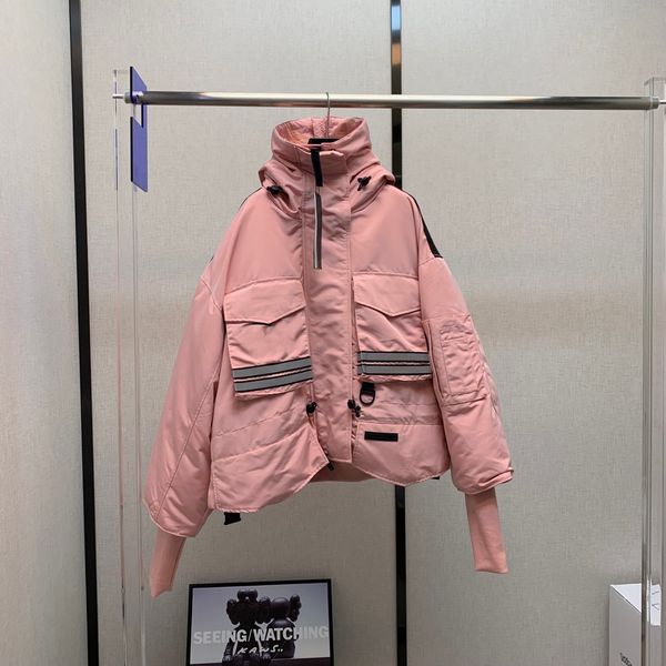 2022df winter reflective parka down coat angel coats designer womens canadian pink white mens duck jacket parka, Black
2022df winter reflective parka down coat angel coats designer womens canadian pink white mens duck jacket parka, Black