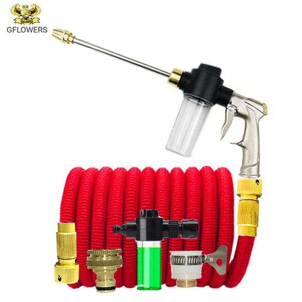 watering equipments expandable magic hose pipe high-pressure car wash adjustable spray flexible home garden cleaning water gun
watering equipments expandable magic hose pipe high-pressure car wash adjustable spray flexible home garden cleaning water gun