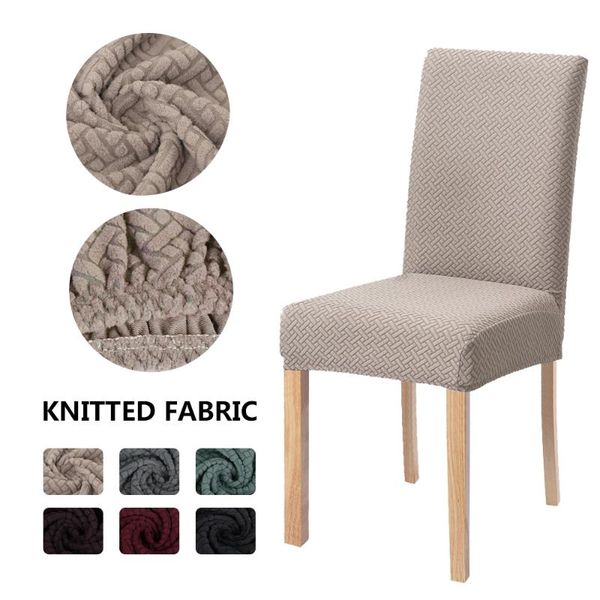 solid color jacquard thick chair cover for dining room elastic modern slipcovers furniture kitchen wedding banquet covers
solid color jacquard thick chair cover for dining room elastic modern slipcovers furniture kitchen wedding banquet covers