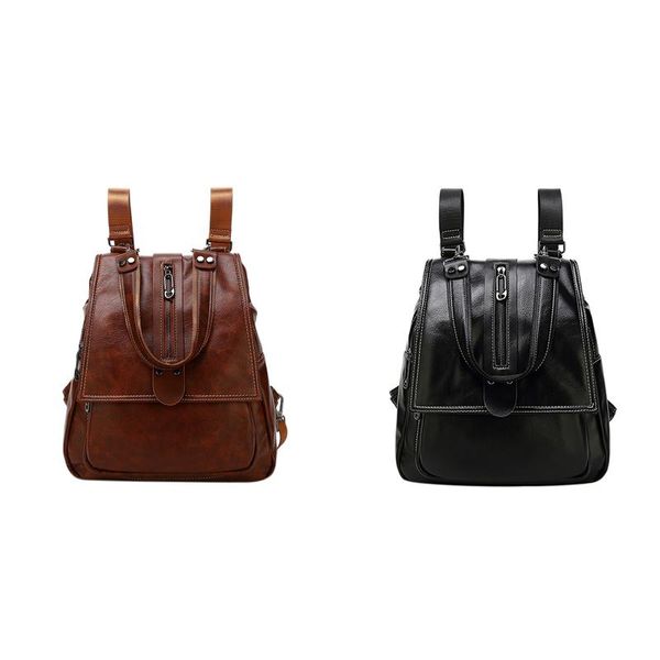 backpack women's fashion wild soft leather leisure travel bag multifunction small bagpack
backpack women's fashion wild soft leather leisure travel bag multifunction small bagpack