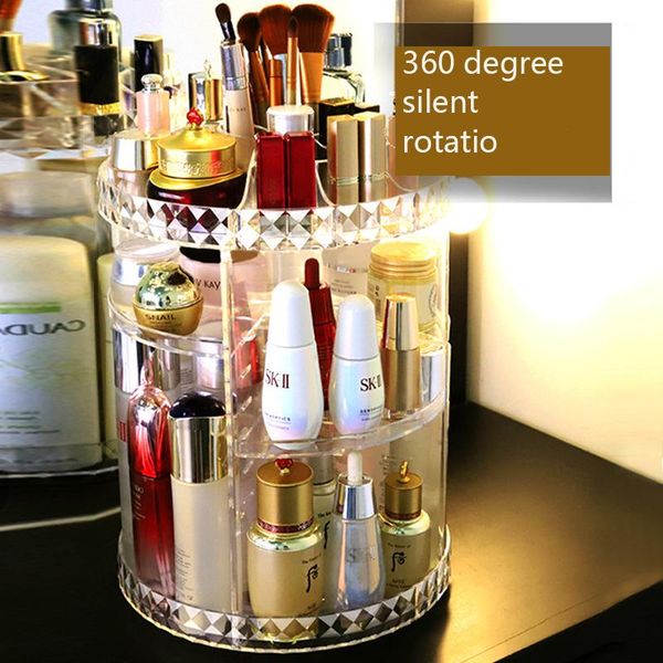 makeup organizer rotating transparent acrylic for cosmetics storage jewelry box pen holder boxes & bins
makeup organizer rotating transparent acrylic for cosmetics storage jewelry box pen holder boxes & bins