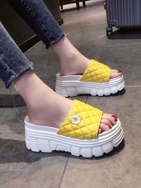 female shoes slippers casual on a wedge platform flower slides 2021 luxury flat soft summer pu floral fabric scandals hou, Black
female shoes slippers casual on a wedge platform flower slides 2021 luxury flat soft summer pu floral fabric scandals hou, Black