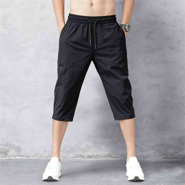 men's shorts summer breeches thin nylon 3/4 length trousers male bermuda board quick drying beach black long 210629, White;black
men's shorts summer breeches thin nylon 3/4 length trousers male bermuda board quick drying beach black long 210629, White;black