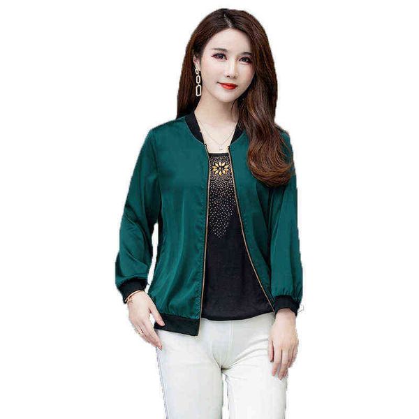 solid color middle-aged women's spring and autumn et, mother's short foreign et, Black;white
solid color middle-aged women's spring and autumn et, mother's short foreign et, Black;white