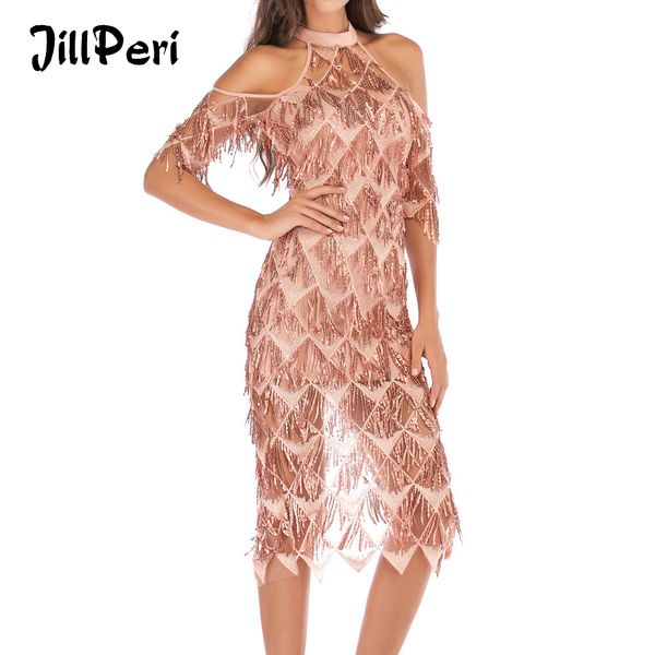 jillperi women luxury sequin tassel midi dress fashion off the shoulder half sleeve bling outfit elegant celebrity party dress, Black;white
jillperi women luxury sequin tassel midi dress fashion off the shoulder half sleeve bling outfit elegant celebrity party dress, Black;white