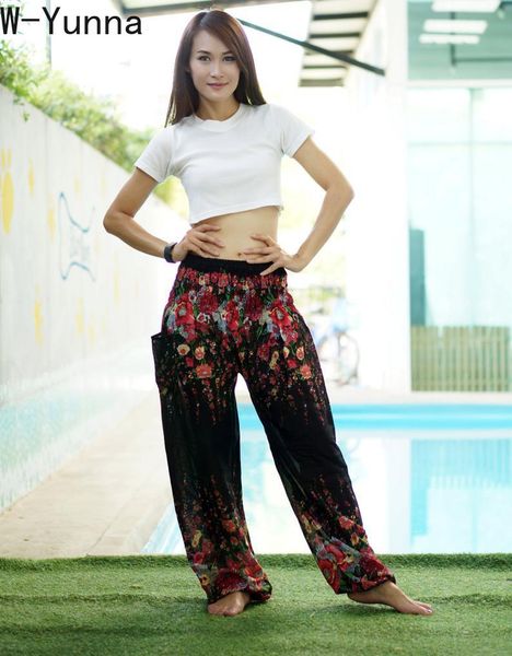 women's pants & capris w-yunna flower print boho beachwear harem wide leg quick drying sweatpants for jogger women loose pantalon femme, Black;white
women's pants & capris w-yunna flower print boho beachwear harem wide leg quick drying sweatpants for jogger women loose pantalon femme, Black;white