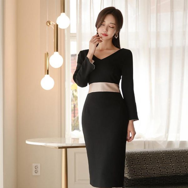 casual dresses fashion women arrival temperature black pencil dress slim comfortable basic v-neck lady solid party, Black;gray
casual dresses fashion women arrival temperature black pencil dress slim comfortable basic v-neck lady solid party, Black;gray