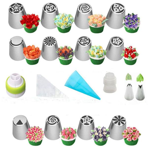 baking & pastry tools 27pcs russian decorating mouth set stainless steel one resin mold silicone cake accessories
baking & pastry tools 27pcs russian decorating mouth set stainless steel one resin mold silicone cake accessories
