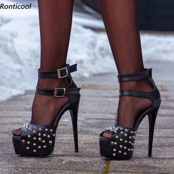 rontic new women ankle strap sandals faux leather rivets stiletto heels peep toe pretty black cosplay shoes us size 5-20
rontic new women ankle strap sandals faux leather rivets stiletto heels peep toe pretty black cosplay shoes us size 5-20