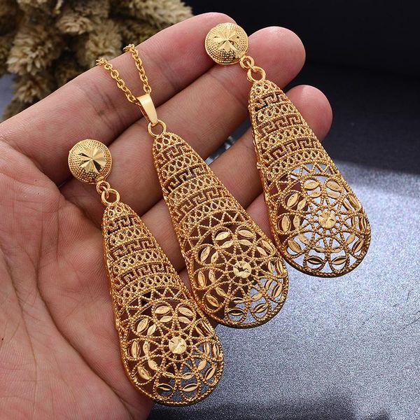 earrings & necklace dubai arab gold color flower wedding jewelry sets for women girl wife earring pandent halloween christmas gift, Silver
earrings & necklace dubai arab gold color flower wedding jewelry sets for women girl wife earring pandent halloween christmas gift, Silver
